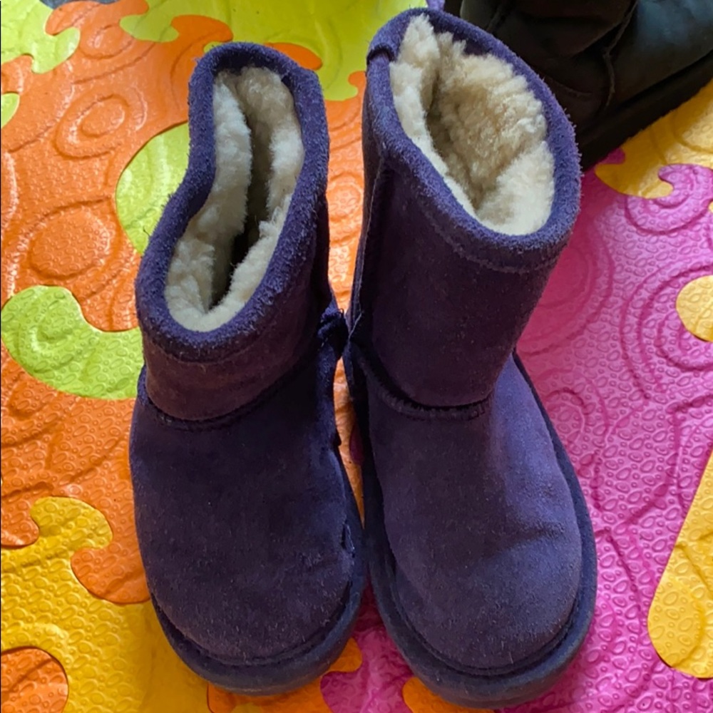 Purple BearPaw winter boots
